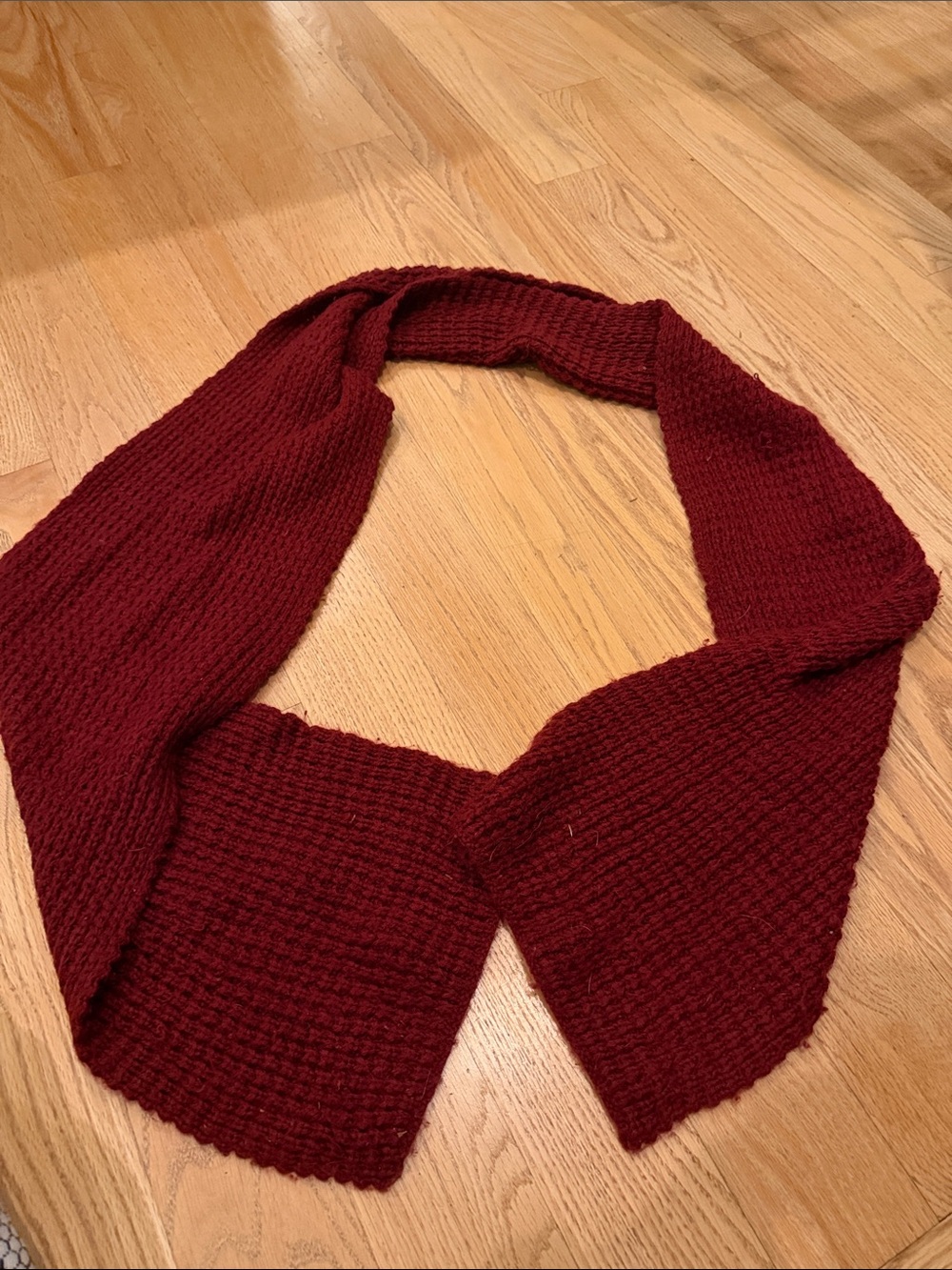 Xhilaration Knit Scarf in Deep Burgundy